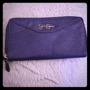 Jessica Simpson Purple Double Zipper Wallet